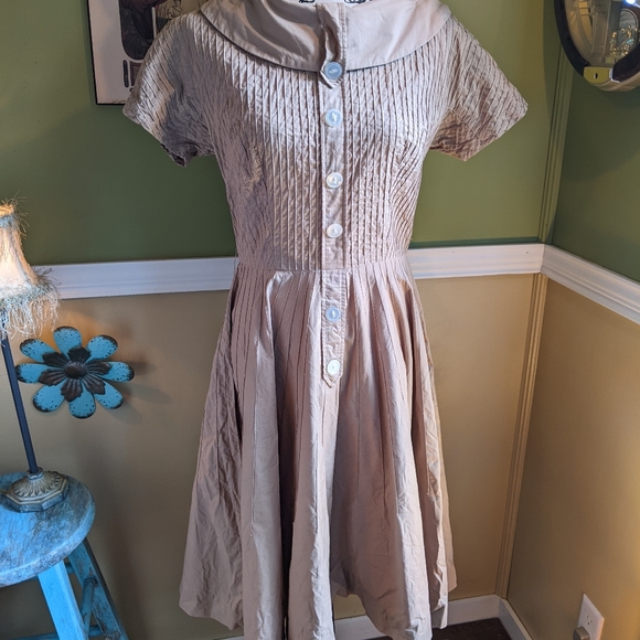 VINTAGE 50s dress - Picture 14 of 16